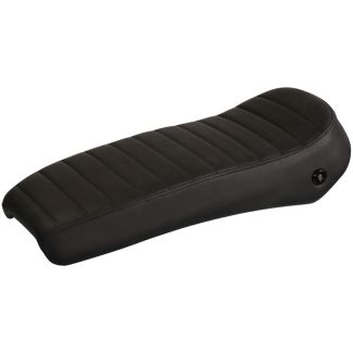 LOW PROFILE SINGLE SADDLE SEAT BLACK ROYAL ALLOY