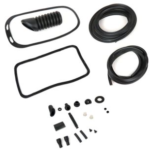 Black Rubber Kit Vespa Rally