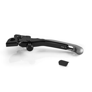LEFT SPORT BRAKE LEVER RIZOMA GRAY ADJUSTABLE PLUS VESPA GTS/GTS ANODISED (EACH) **CLOSEOUT**