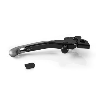 RIGHT SPORT BRAKE LEVER RIZOMA GREY ANODISED ADJUSTABLE PLUS  FOR VESPA GTS/GTS 2005-2022 (EACH) **CLOSEOUT**
