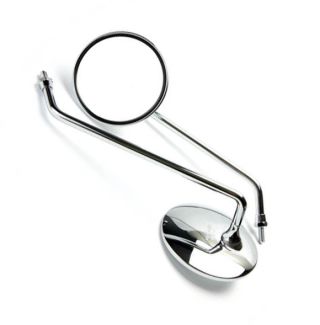 PAIR OF CHROME MIRRORS FOR THE BUDDY GENUINE SCOOTER 50 TO 170