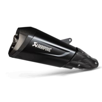 *BLACK* *AKRAPOVIC* GTS/GTV/SUPER 300 2023 AND NEWER HPE2 PERFORMANCE EXHAUST (MUFFLER)