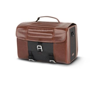 28 LITER SHAD LOCKING SOFT VINTAGE TAIL BAG BROWN & BLACK