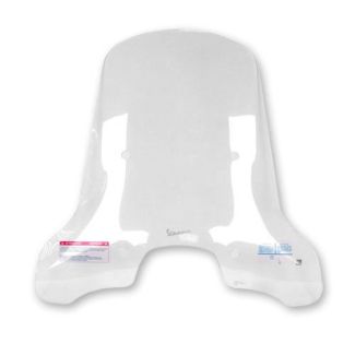 CLEAR **TALL** WINDSHIELD (21.5" TALL x 28.5" WIDE) VESPA SPRINT 2015-2023 **OEM PIAGGIO** (INCLUDES HARDWARE) (1B001243)