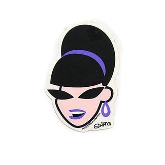 Shag Chick Sticker