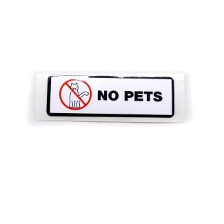Vespa and Piaggio Famous under seat "No Pets" Sticker Fits all USA models