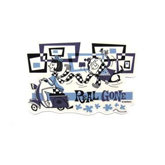 Real Gone 1950's Scooter Sticker