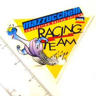 Mazzucchelli Sticker: Yellow Triangle Racing Team Logo