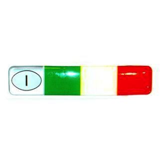 Italian I Bar Puffy Decal