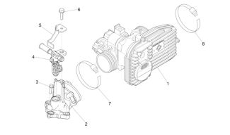 Vespa GTS 300ie Intake, Injector & Throttle Body 2010-2019