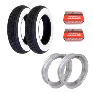 Deluxe Tire Kit **SHINKO WHITE WALL** P/PX/Sprint/GL/Rally