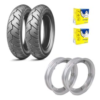 Deluxe Premium Tire Kit **Micheline S1** Vespa Small frame 300x10