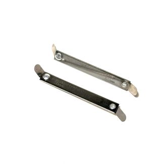2-PIECE TOOL SET OF FEELER GAUGES FOR CHECKING VALVE LASH GAP 4 BLADES .05MM .08MM .10MM .13MM (.002" .003" .004" .005")