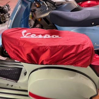 VESPA *RED* SEAT COVER WEATHER PROTECTION FOR SUN AND RAIN GTS GTV PRIMAVERA SPRINT LX ET4 P PX