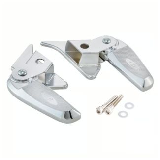 *CHROME* FOLD OUT PASSENGER FOOT PEGS PRIMA/SPRINT