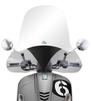 LARGE CUPPINI WINDSHIELD FOR VESPA GTV 250-300, HPE2, SEI GIORNI AND GT60