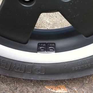 Wheel Weights 12 Squares BLACK