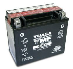 Batterie Yuasa ytx12-bs AGM POUR VESPA GTV 300 UI VIE DELLA MODA 12-14 