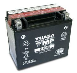 YUASA YTX12-BS Battery 12 VOLT 10Ah LX150/GTS300 (583158)