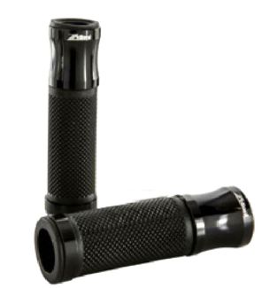 BLACK ZELIONI GRIPS (PAIR) FOR VESPA GTS (ALL YEARS, INCLUDING HPE/HPE2)