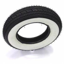 ScooterWest.com - Shinko 350x8 White Wall SR550 3.50x8.0