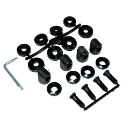 ScooterWest.com - BLACK Replacement Hardware for FACO Windshields