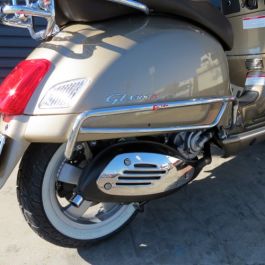 ScooterWest.com - GTS GTV Super Chrome rear crash bars FACO 2006-2019