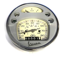 Vespa LX150 スピードメーター (MPH表示 アメリカ仕様) ScooterWest.com - Speedometer Assembly PX150 PX200 in miles 2005