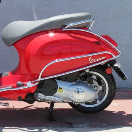 ScooterWest.com - Rear Chrome Bars Original Piaggio Vespa for