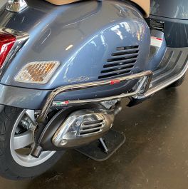 ScooterWest.com - GTS GTV Super Chrome rear crash bars FACO HPE