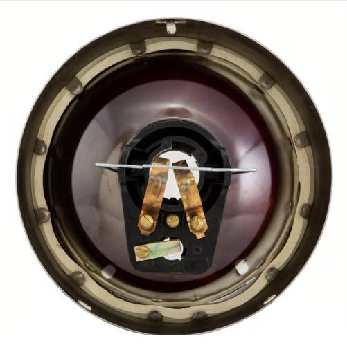 ScooterWest.com - Headlight Assembly 115MM with CHROME RIM/BEZEL