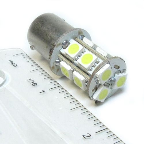 White 10W Equivalent LED Bulb (BA15 Base)