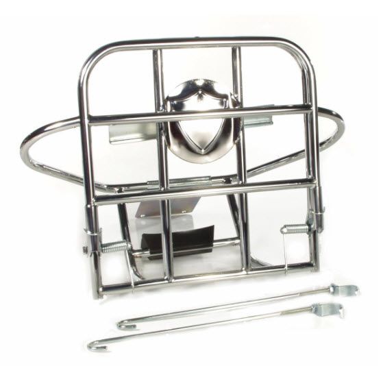 Scooterwest Com Chrome Luggage Carrier Rear Cuppini Vespa 125 150 Gt Gtr Ts 150 Gl Sprint V T4 160 Gs Mk2 180ss Rally