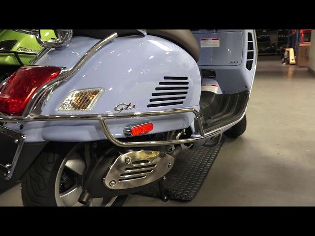 ScooterWest.com - Vespa Original Rear Crash Bars BLACK GTS/GTV/Super