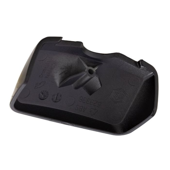 ScooterWest.com - MATTE **BLACK** 'VESPA' RACK BOLT COVER FOR GRAB