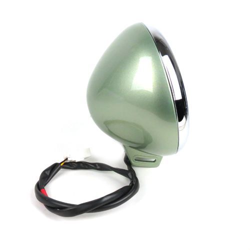 ScooterWest.com - HEADLIGHT ASSY VESPA LXV PORTOFINO GREEN