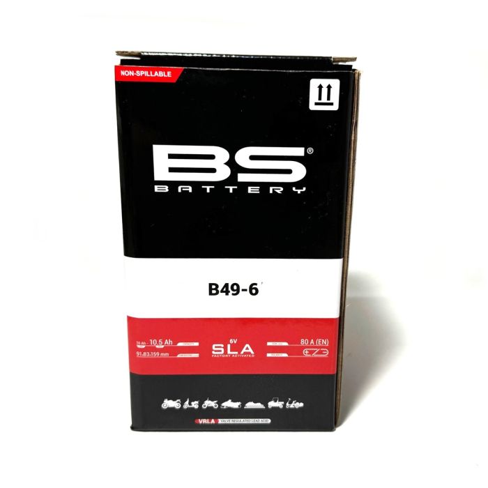 ScooterWest.com - Vespa GS 160/Rally battery Original Style B49-6