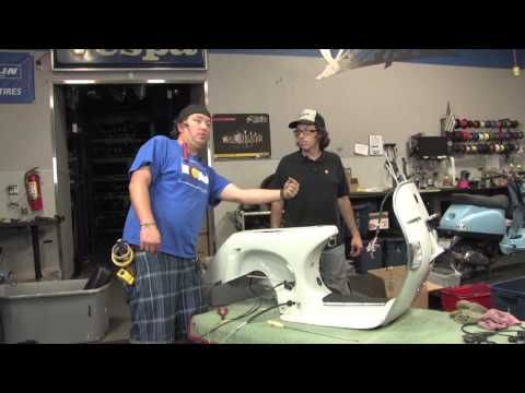 ScooterWest.com - Complete Center Stand Hardware Kit P-Series Vespa