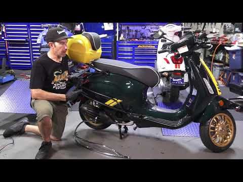 ScooterWest.com - Rear Chrome Bars Original Piaggio Vespa for