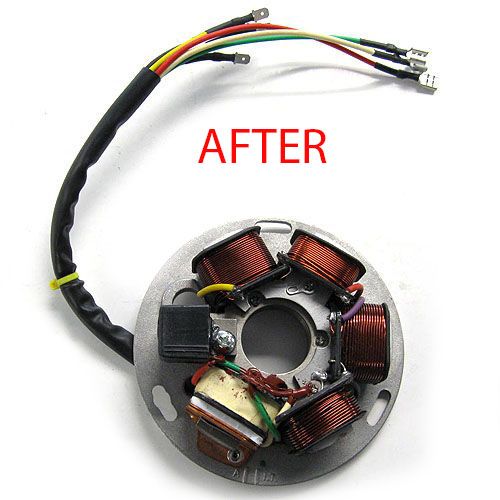 Vintage Vespa Stator Plate ReWiring