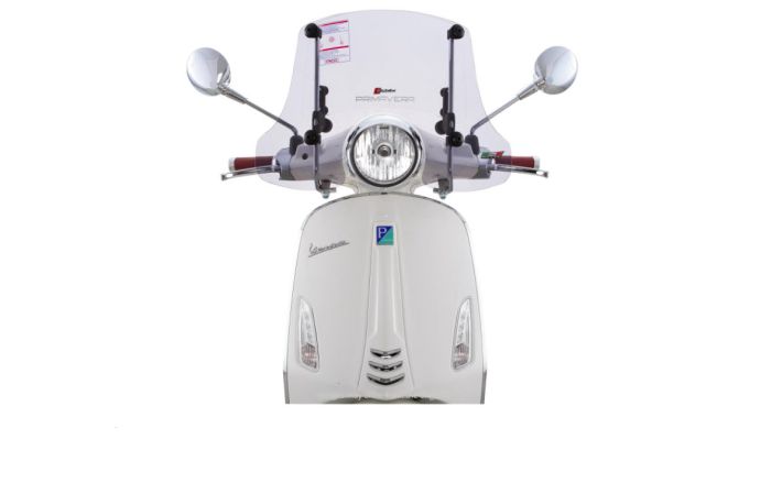 ScooterWest.com - Adjustable Midsize Faco Twin Windscreen for