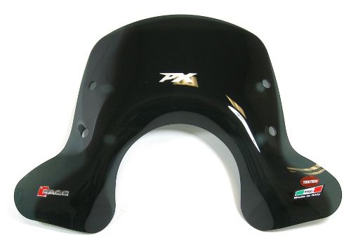 ScooterWest.com - Vespa PX-Stella Smoke Small Windshield ScooterWest.com - Vespa PX-Stella Smoke Small Windshield