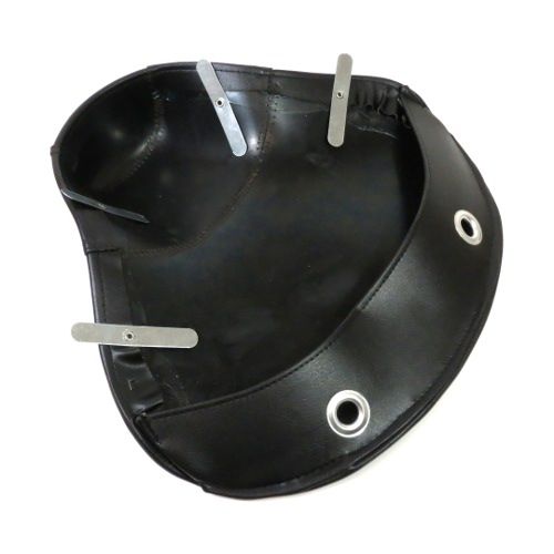 ScooterWest.com - Black Seat Cover Vespa Allstate/VL1-3/VB1