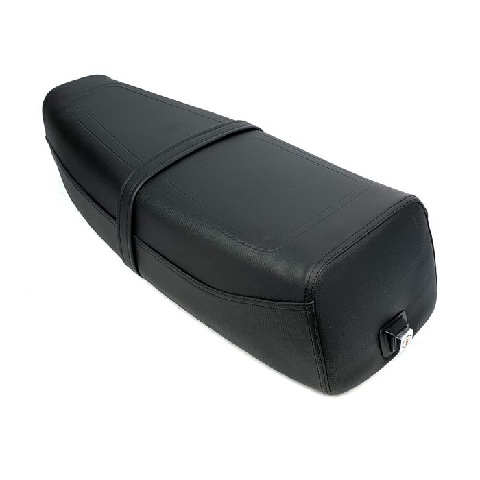 ScooterWest.com - VESPA PX Soft Seat Black PLASTIC FRAME MADE IN ITALY