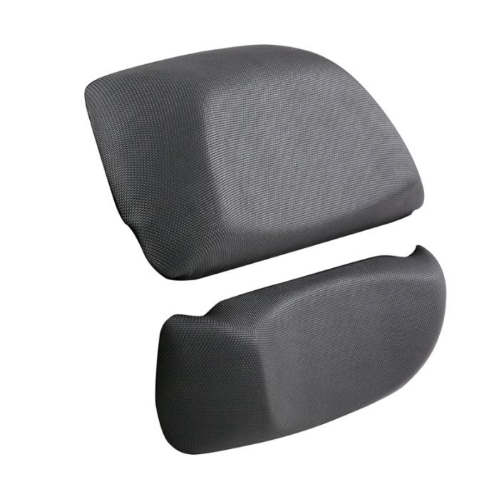 ScooterWest.com - 48 LITER SHAD TOP CASE SILVER WITH CARBON COVER