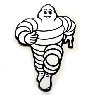 ScooterWest.com - Michelin Man Sticker 5 Inches Tall.