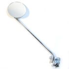 14" Round Mod Style Mirror w/ Tublular Clamp