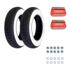 Tire Kit **SHINKO WHITE WALL** P/PX/Sprint/GL/Rally