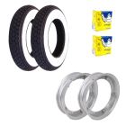 Deluxe Premium Tire Kit **Continental White Wall** Vespa Smallframe